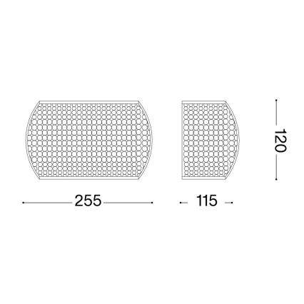 Ideal Lux - LED Křišťálové nástěnné svítidlo PASHA 3xG9/3W/230V zlatá