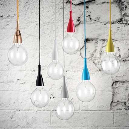 Ideal Lux 63614 - Závěsné svítidlo MINIMAL 1xE27/42W/230V