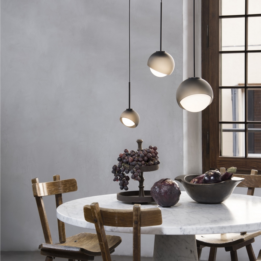 Ideal Lux - LED Lustr na lanku BLOOM 1xG9/3W/230V pr. 11,5 cm černá