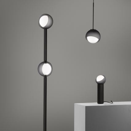 Ideal Lux - LED Lustr na lanku BLOOM 1xG9/3W/230V pr. 11,5 cm černá