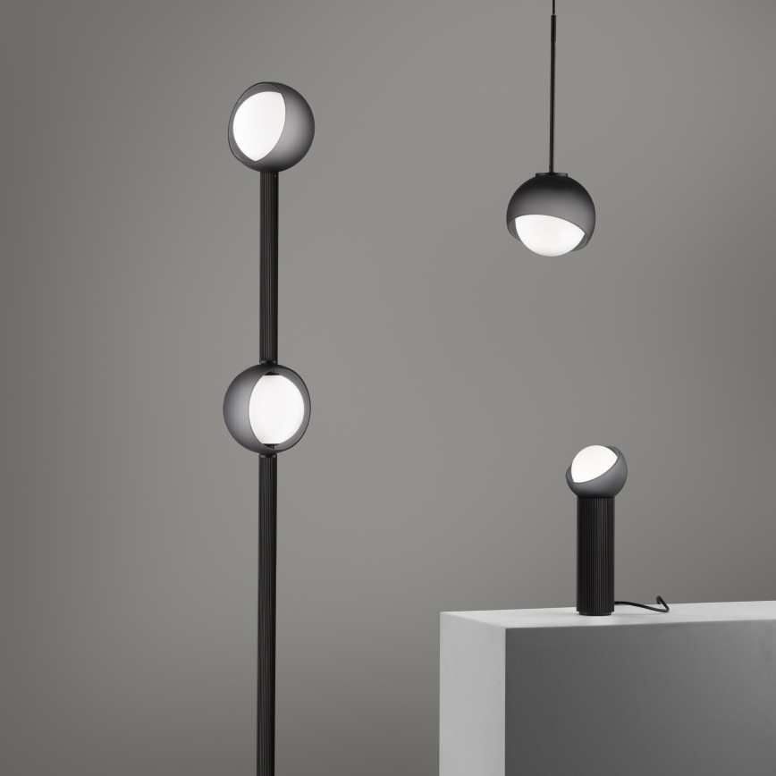 Ideal Lux - LED Lustr na lanku BLOOM 1xG9/3W/230V pr. 11,5 cm černá