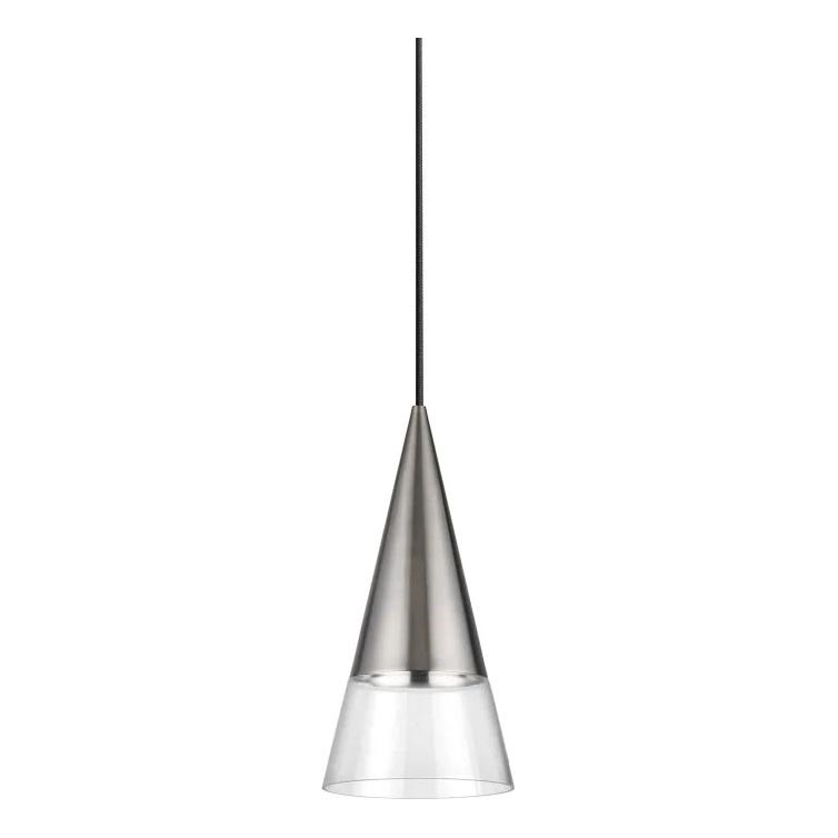 Ideal Lux - LED Lustr na lanku CONO 1xGU10/7W/230V pr. 15 cm CRI 90 matný chrom
