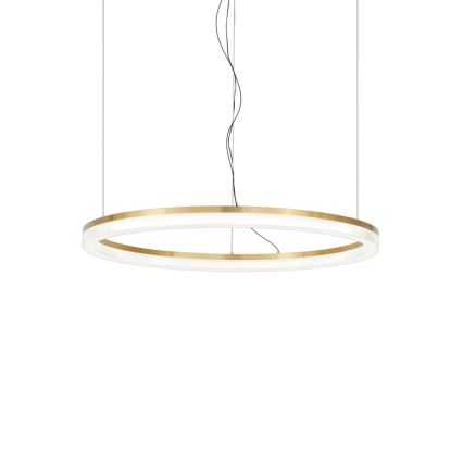 Ideal Lux - LED Lustr na lanku CROWN LED/30W/230V 3000K pr. 60 cm CRI 90 mosaz