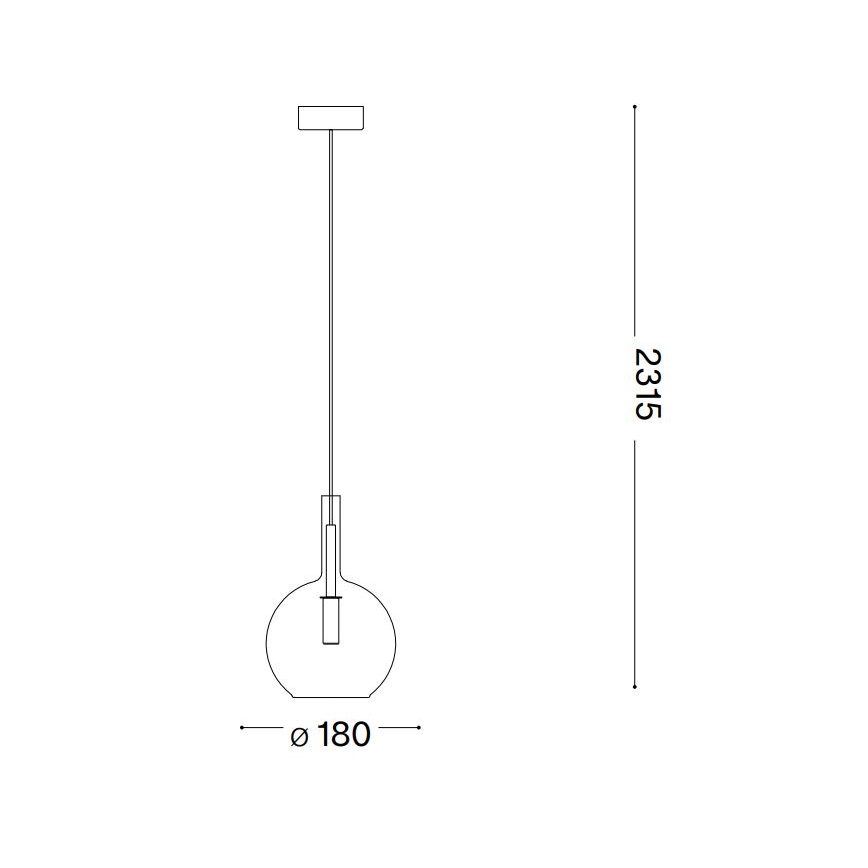 Ideal Lux - LED Lustr na lanku EMPIRE 1xG9/3W/230V