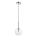 Ideal Lux - LED Lustr na lanku EQUINOXE 1xG4/2W/230V pr. 15 cm lesklý chrom/čirá
