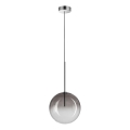 Ideal Lux - LED Lustr na lanku EQUINOXE 1xG4/2W/230V pr. 25 cm lesklý chrom/kouřová