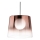 Ideal Lux - LED Lustr na lanku FADE 1xG9/3W/230V pr. 27,3 cm měď/kouřová
