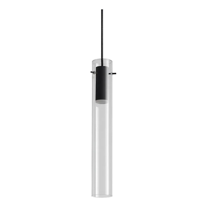 Ideal Lux - LED Lustr na lanku FLAM LED/10W/230V pr. 6 cm CRI 90 čirá
