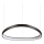 Ideal Lux - LED Lustr na lanku GEMINI LED/48W/230V pr. 61 cm CRI 90 černá