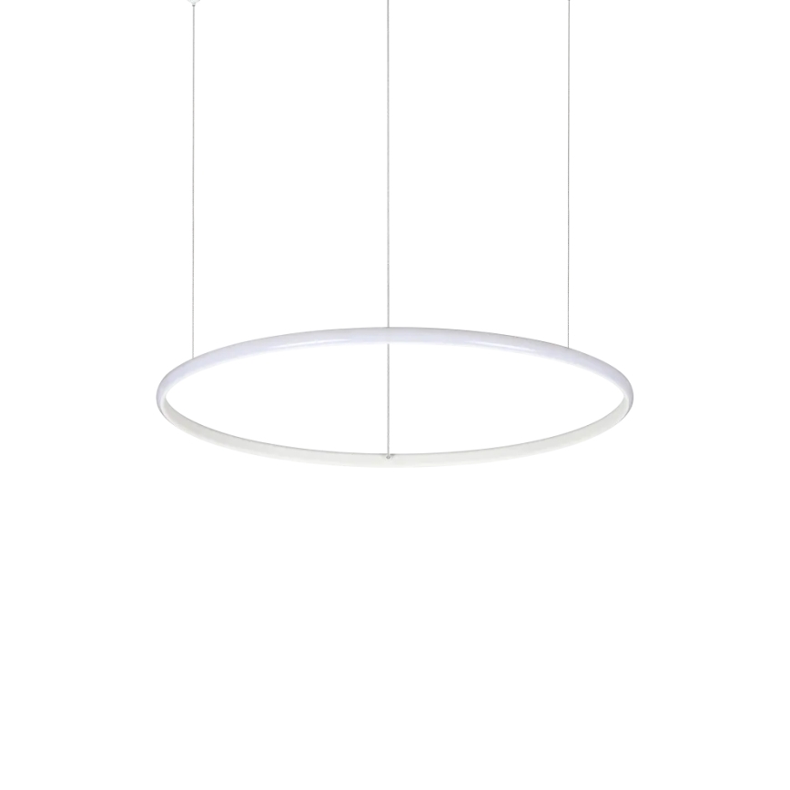 Ideal Lux - LED Lustr na lanku HULAHOOP LED/28W/230V 3000K pr. 61 cm CRI 90 bílá