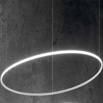 Ideal Lux - LED Lustr na lanku HULAHOOP LED/39W/230V 3000K pr. 81,5 cm CRI 90 bílá