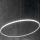 Ideal Lux - LED Lustr na lanku HULAHOOP LED/39W/230V 3000K pr. 81,5 cm CRI 90 bílá
