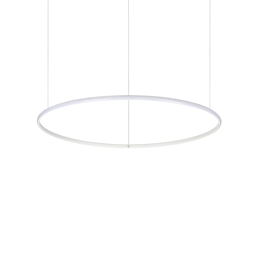 Ideal Lux - LED Lustr na lanku HULAHOOP LED/39W/230V 3000K pr. 81,5 cm CRI 90 bílá