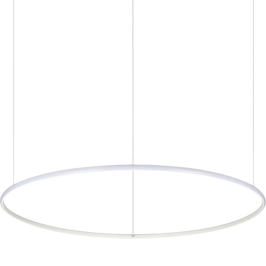 Ideal Lux - LED Lustr na lanku HULAHOOP LED/46W/230V 3000K pr. 100 cm CRI 90 bílá