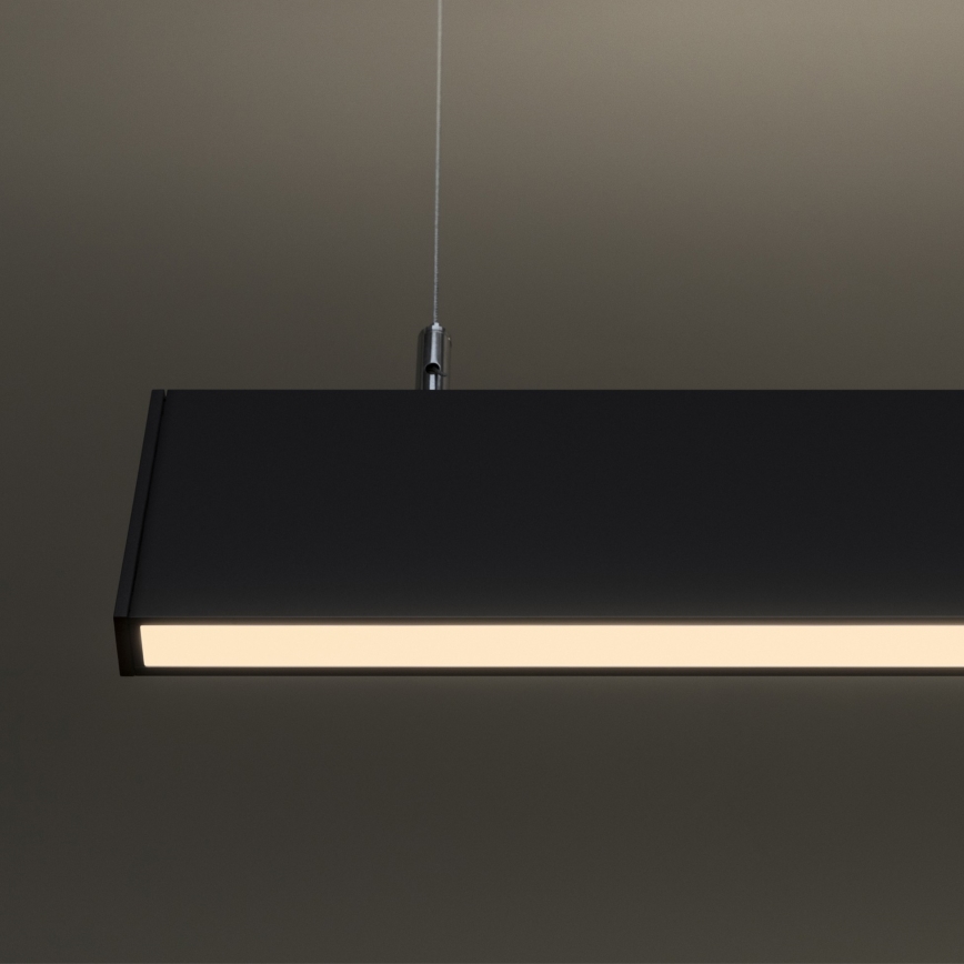 Ideal Lux - LED Lustr na lanku LINUS LED/32W/230V 3000K CRI 90 120 cm černá