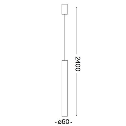 Ideal Lux - LED Lustr na lanku LOOK 1xGU10/7W/230V CRI90 zlatá