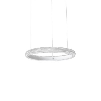 Ideal Lux - LED Lustr na lanku MIRACLE LED/25W/230V pr. 40 cm CRI 90 matný chrom