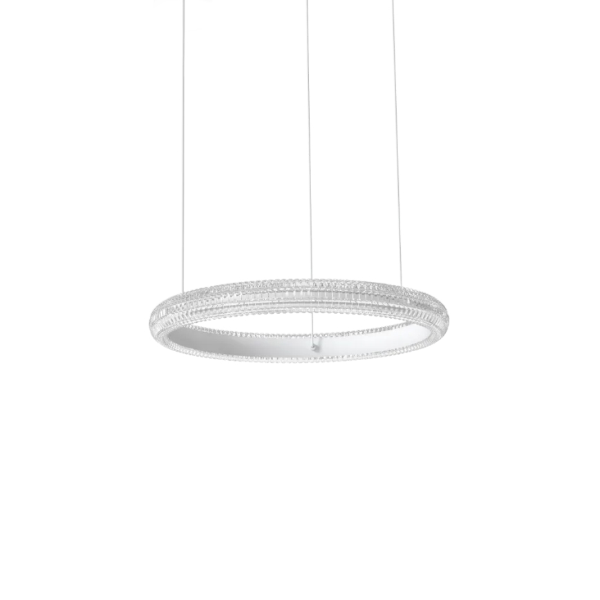 Ideal Lux - LED Lustr na lanku MIRACLE LED/25W/230V pr. 40 cm CRI 90 matný chrom