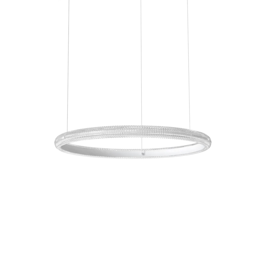 Ideal Lux - LED Lustr na lanku MIRACLE LED/37W/230V pr. 60 cm CRI 90 matný chrom