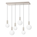 Ideal Lux - LED Lustr na lanku ODEON LED/39W/230V CRI 90 béžová/bílá