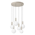 Ideal Lux - LED Lustr na lanku ODEON LED/39W/230V CRI 90 pr. 57 cm béžová/bílá