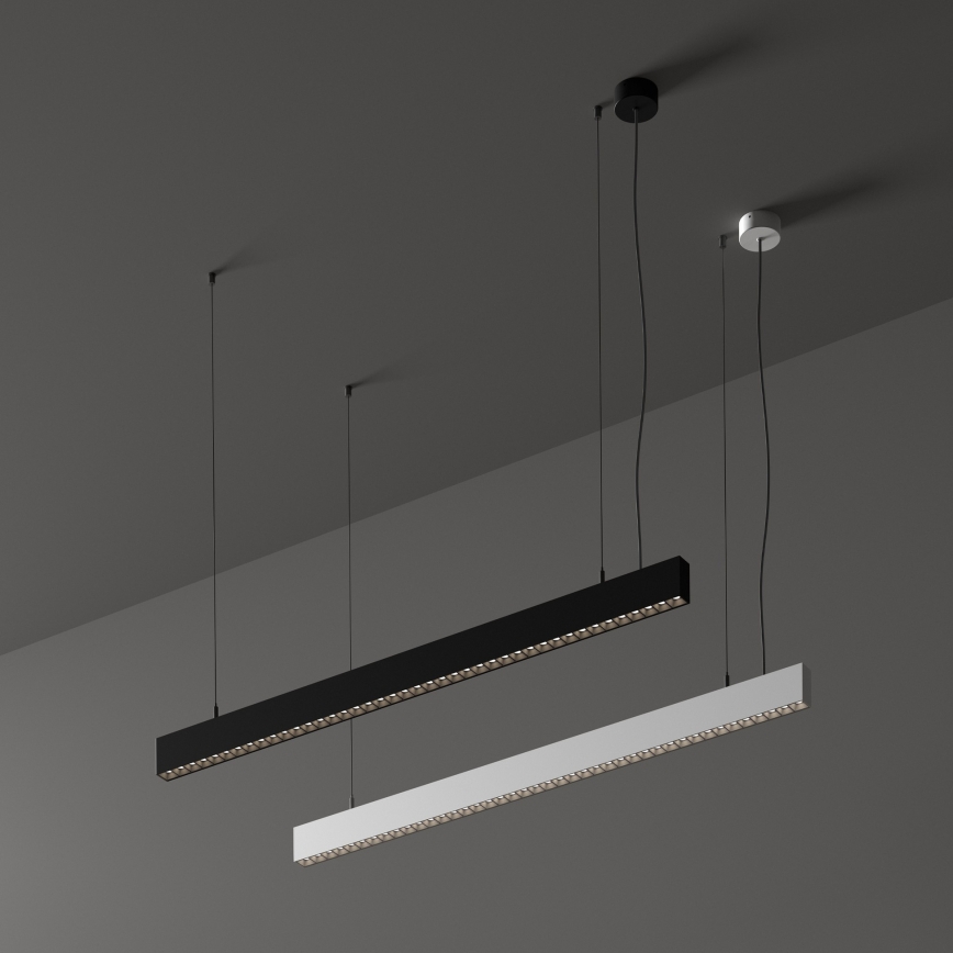 Ideal Lux - LED Lustr na lanku OFFICE LED/30W/230V 4000K CRI 90 bílá