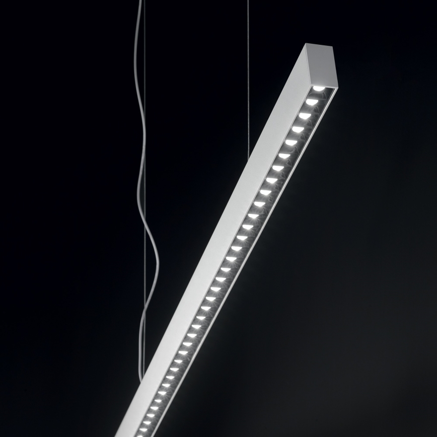 Ideal Lux - LED Lustr na lanku OFFICE LED/30W/230V 4000K CRI 90 bílá