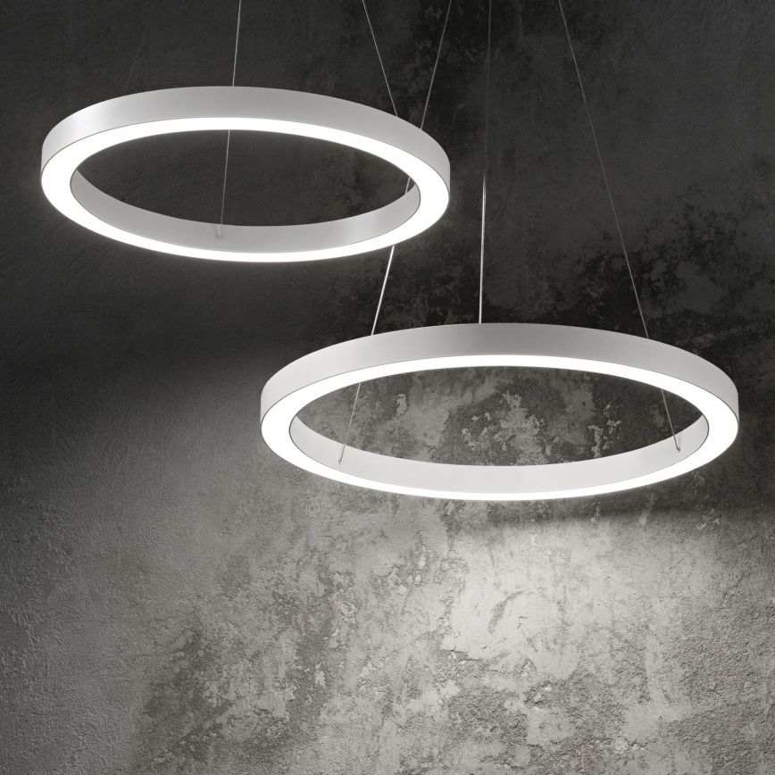 Ideal Lux - LED Lustr na lanku ORACLE LED/28W/230V 3000K pr. 50 cm CRI 90 bílá