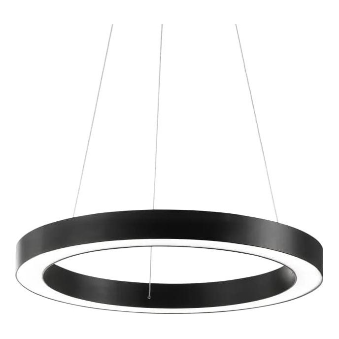 Ideal Lux - LED Lustr na lanku ORACLE LED/28W/230V 3000K pr. 50 cm CRI 90 černá