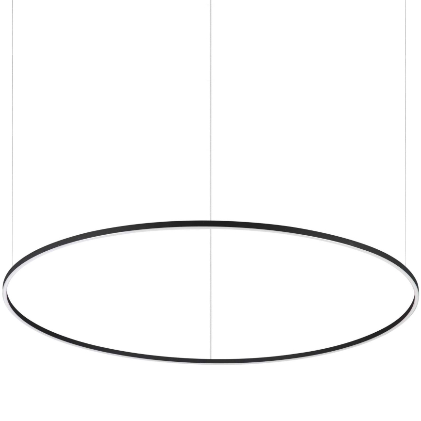 Ideal Lux - LED Lustr na lanku ORACLE LED/89W/230V 3000K pr. 150 cm černá