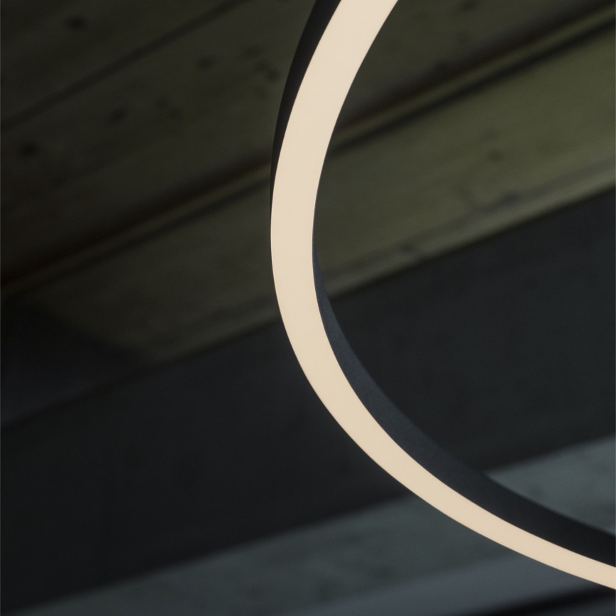 Ideal Lux - LED Lustr na lanku ORACLE LED/89W/230V 3000K pr. 150 cm černá