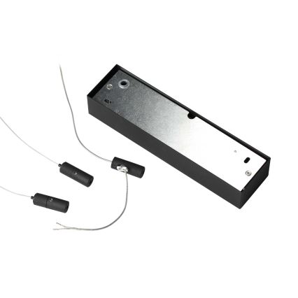 Ideal Lux - LED Lustr na lanku ORACLE LED/89W/230V 3000K pr. 150 cm černá