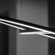 Ideal Lux - LED Lustr na lanku ORACLE LED/89W/230V pr. 150 cm černá