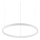 Ideal Lux - LED Lustr na lanku ORACLE SLIM LED/29W/230V 2700K pr. 50 cm bílá