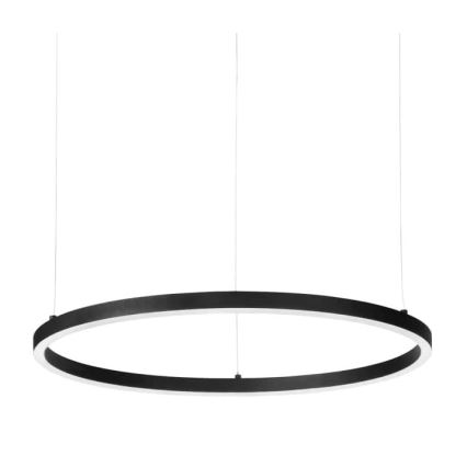 Ideal Lux - LED Stmívatelný lustr na lanku ORACLE SLIM LED/29W/230V 3000K pr. 50 cm černá