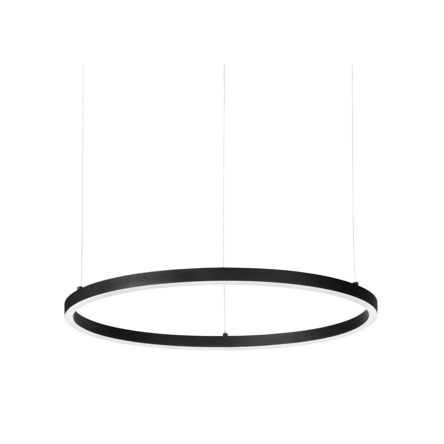 Ideal Lux - LED Stmívatelný lustr na lanku ORACLE SLIM LED/29W/230V 3000K pr. 50 cm černá