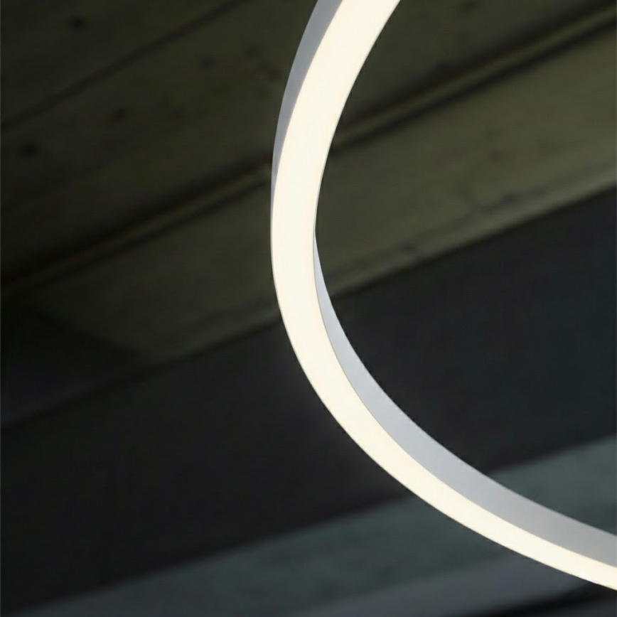 Ideal Lux - LED Lustr na lanku ORACLE SLIM LED/29W/230V 4000K CRI 90 pr. 50 cm bílá
