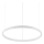 Ideal Lux - LED Lustr na lanku ORACLE SLIM LED/32W/230V 3000K pr. 50 cm bílá