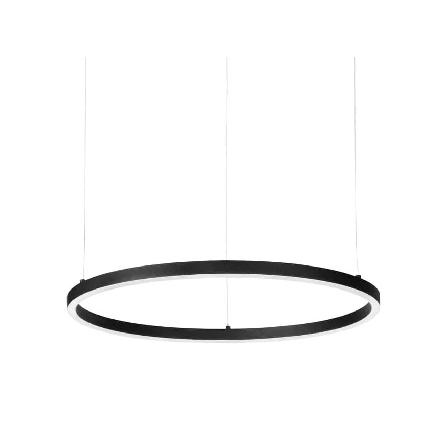 Ideal Lux - LED Lustr na lanku ORACLE SLIM LED/32W/230V 3000K pr. 50 cm černá