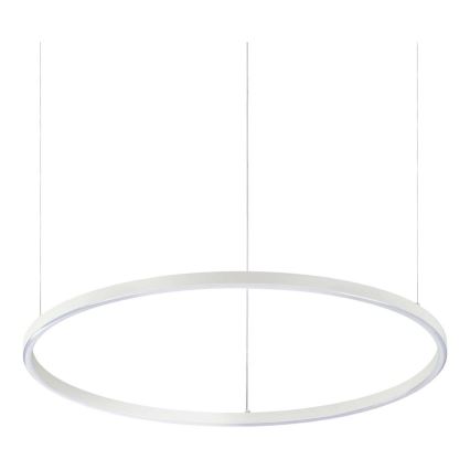 Ideal Lux - LED Lustr na lanku ORACLE SLIM LED/37W/230V 3000K CRI 90 pr. 70 cm bílá