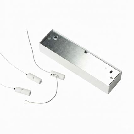 Ideal Lux - LED Lustr na lanku ORACLE SLIM LED/37W/230V 4000K CRI 90 pr. 70 cm bílá
