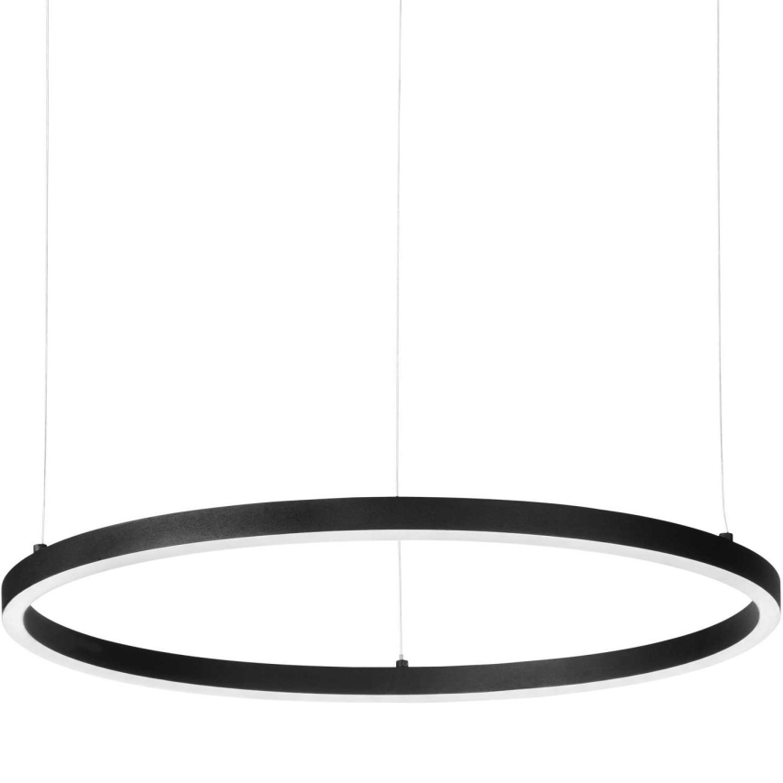 Ideal Lux - LED Lustr na lanku ORACLE SLIM LED/38W/230V 3000K pr. 70 cm černá