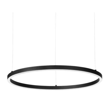 Ideal Lux - LED Stmívatelný lustr na lanku ORACLE SLIM LED/39W/230V 3000K pr. 70 cm černá