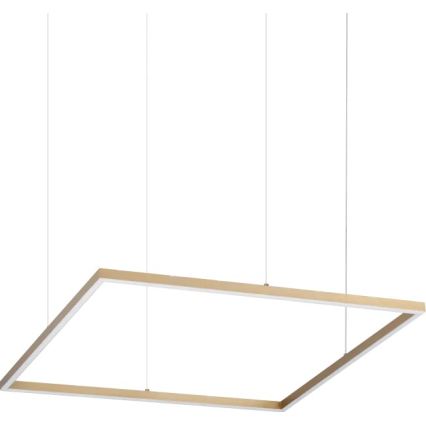 Ideal Lux - LED Lustr na lanku ORACLE SLIM LED/44W/230V 3000K CRI 90 70x70 cm zlatá