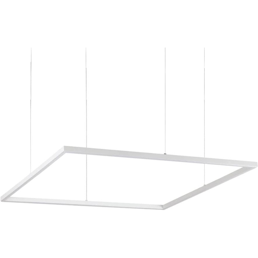Ideal Lux - LED Lustr na lanku ORACLE SLIM LED/53W/230V 3000K 90x90 cm bílá