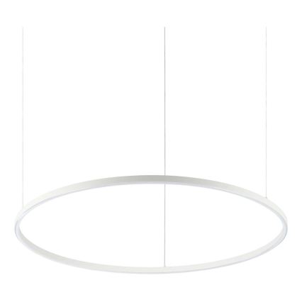 Ideal Lux - LED Lustr na lanku ORACLE SLIM LED/53W/230V 4000K CRI 90 pr. 90 cm bílá