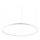 Ideal Lux - LED Lustr na lanku ORACLE SLIM LED/55W/230V 4000K pr. 90 cm bílá