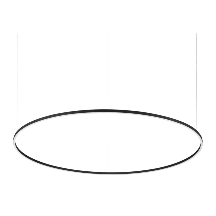 Ideal Lux - LED Lustr na lanku ORACLE SLIM LED/83W/230V 4000K CRI 90 pr. 150 cm černá