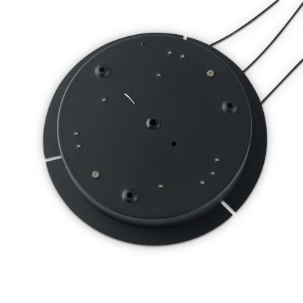 Ideal Lux - LED Lustr na lanku OZ LED/52W/230V pr. 80 cm CRI 90 černá