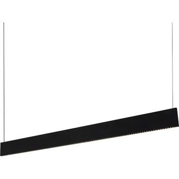 Ideal Lux - LED Lustr na lanku STEEL LED/24W/230V 3000K CRI 90 120 cm černá